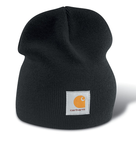 M Acrylic Knit Hat Black